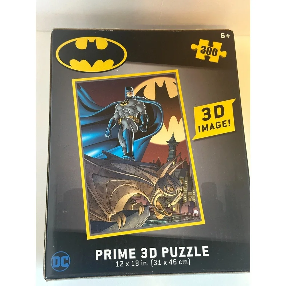 Batman DC Comics Prime 3D Puzzle 300 Piece Lenticular 12x18 2021 CSM06